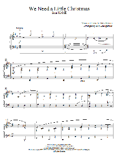 We Need A Little Christmas von Jerry Herman (Download) 
