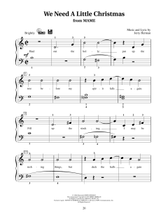 We Need A Little Christmas von Jerry Herman (Download) 