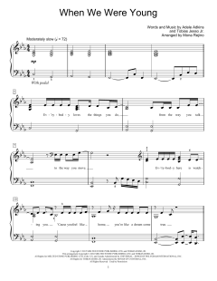 When We Were Young von Mona Rejino (Download) 