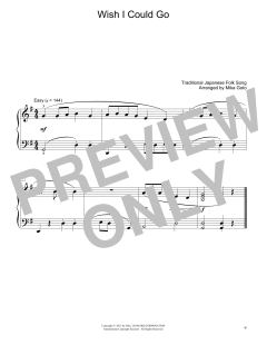 Wish I Could Go von Traditional Japanese Folk Song (Download) 