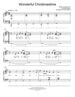 Wonderful Christmastime von Paul McCartney (Download) 