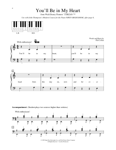 You'll Be In My Heart von Phil Collins (Download) 