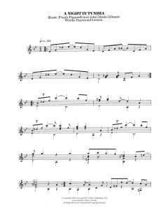 A Night In Tunisia von Dizzy Gillespie (Download) 