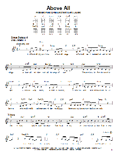 Above All von Paul Baloche (Download) 