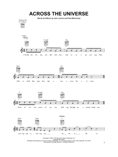 Across The Universe von The Beatles (Download) 