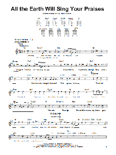 All The Earth Will Sing Your Praises von Paul Baloche (Download) 