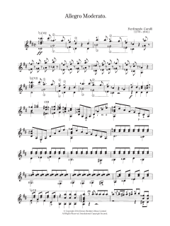 Allegro Moderato von Ferdinando Carulli (Download) 