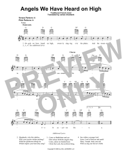 Angels We Have Heard On High von Traditional French Carol (Download) 