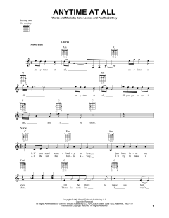 Anytime At All von The Beatles (Download) 