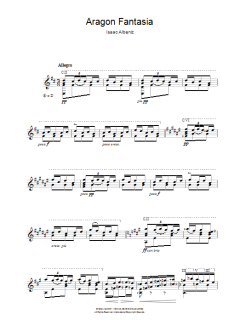 Aragon Fantasia von Isaac Albéniz (Download) 