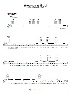 Awesome God von Rich Mullins (Download) 