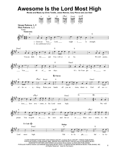 Awesome Is The Lord Most High von Chris Tomlin (Download) 