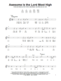 Awesome Is The Lord Most High von Chris Tomlin (Download) 