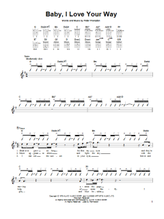 Baby, I Love Your Way von Peter Frampton (Download) 