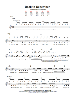 Back To December von Taylor Swift (Download) 
