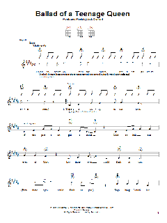 Ballad Of A Teenage Queen von Johnny Cash (Download) 