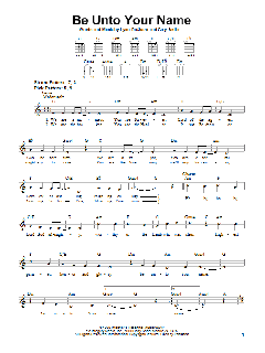 Be Unto Your Name von Robin Mark (Download) 