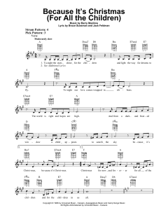 Because It's Christmas von Barry Manilow (Download) 