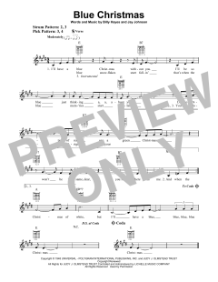 Blue Christmas von Elvis Presley (Download) 