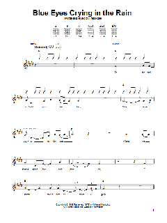 Blue Eyes Crying In The Rain von Elvis Presley (Download) 