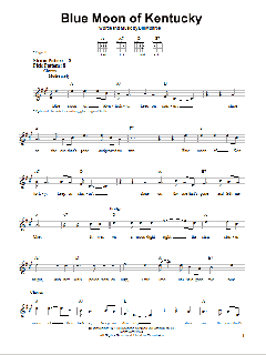 Blue Moon Of Kentucky von Bill Monroe (Download) 