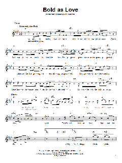 Bold As Love von Jimi Hendrix (Download) 