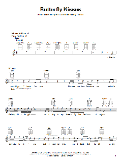 Butterfly Kisses von Bob Carlisle (Download) 