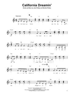 California Dreamin' von The Mamas And The Papas (Download) 