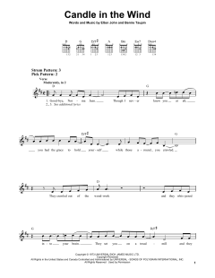 Candle In The Wind von Elton John (Download) 