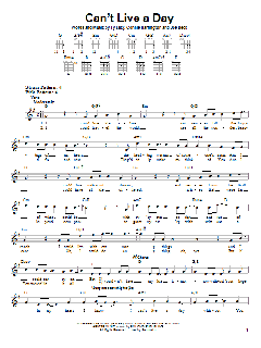 Can't Live A Day von Avalon (Download) 