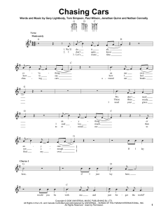 Chasing Cars von Snow Patrol (Download) 