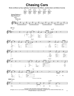 Chasing Cars von Snow Patrol (Download) 