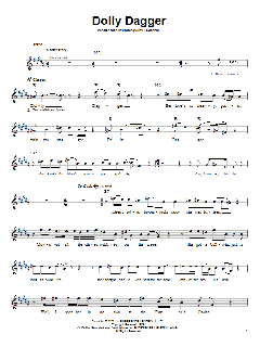 Dolly Dagger von Jimi Hendrix (Download) 