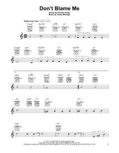 Don't Blame Me von Jimmy McHugh (Download) 