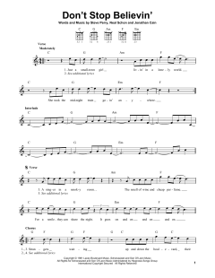 Don't Stop Believin' von Journey (Download) 