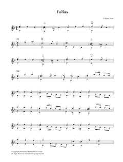 Folias von Gaspar Sanz (Download) 