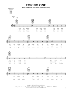 For No One von The Beatles (Download) 