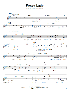 Foxey Lady von Jimi Hendrix (Download) 