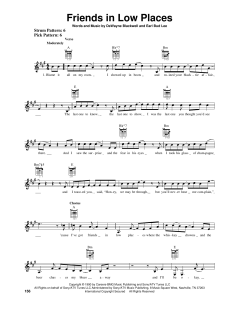 Friends In Low Places von Garth Brooks (Download) 