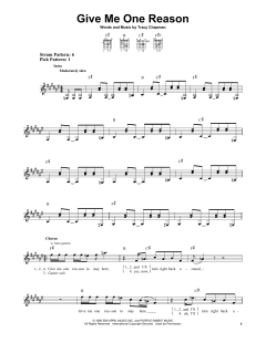 Give Me One Reason von Tracy Chapman (Download) 