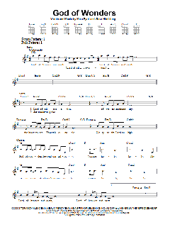 God Of Wonders von Marc Byrd (Download) 