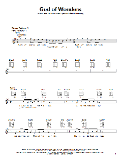 God Of Wonders von Marc Byrd (Download) 