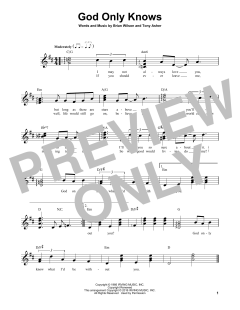 God Only Knows von Tony Asher (Download) 