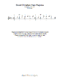 Good Christian Men, Rejoice von John Mason Neale (Download) 