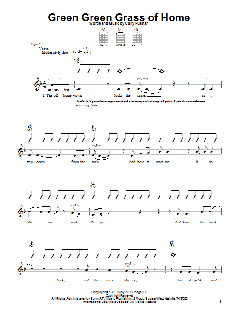 Green Green Grass Of Home von Tom Jones (Download) 