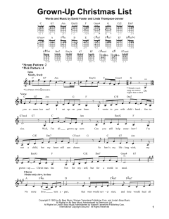 Grown-Up Christmas List von Amy Grant (Download) 