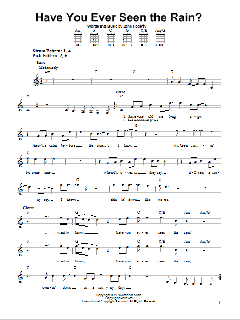 Have You Ever Seen The Rain? von Creedence Clearwater Revival (Download) 