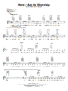 Here I Am To Worship von Tim Hughes (Download) 