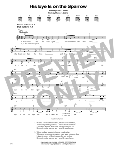 His Eye Is On The Sparrow von Civilla D. Martin (Download) 