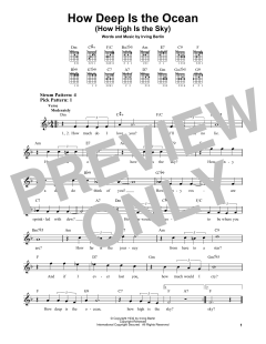 How Deep Is The Ocean von Irving Berlin (Download) 